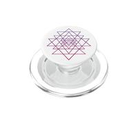 Sri Yantra Tantra Hindú Flor de la Vida PopSockets PopGrip para MagSafe