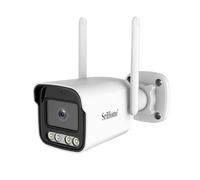 Sricam SP007 - Cámara de vigilancia WiFi Exterior Compatible con NVR Onvif 1080P IP CCTV cámara IP66 Impermeable, visión Nocturna, Vista a Distancia por teléfono/PC cámara Wi-Fi Exterior sin Cables