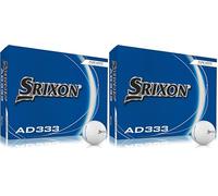 Srixon AD333 11 - Pelotas de golf de alto rendimiento para distancia y velocidad - Baja compresión - Para consistencia y control - Línea de alineación - Accesorios de golf de primera calidad y regalos