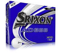 Srixon AD333 9 White- Docena de Pelotas de Golf - Alto Rendimiento Distancia y Control - Baja Compresión - Bolas de Golf Resistentes y Duraderas - Accesorios y Regalos de Golf Premium