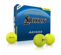 Srixon AD333 - Pelotas de Golf de Larga Distancia (Nueva generación) | Tacto más Suave y Control excepcional | Embalaje ecológico | Idea de Regalo para Golfista | Caja de 12 | 2 Colores
