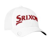 Srixon Ball Marker Cap, Gorra de Golf 2023 (White/Red)