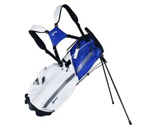 Srixon - Bolsa de Golf Lifestyle Stand - 4 divisores de Palos - 4 Bolsillos con Cremallera, Incluido un Bolsillo Grande Aislado - Correas de Transporte Dobles - Capucha de Lluvia incluida