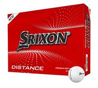 Srixon Distance10(Nuevo Modelo) Docenas de Pelotas Alta Velocidad y sensación de Respuesta-Fuertes y duraderas-Accesorios Regalos de Golf de Primera Calidad, Unisex, Blanco, Talla única