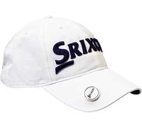 Srixon New Ball Marker Cap, Gorra de Colores Golf Hombre (FR/ES, Letras, Talla única, Blanco)
