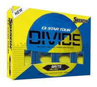 Srixon Q-Star Divide 12 Pelotas de Golf Calidad Tour Juego Corto - Núcleo FastLayer - Alta Compresión de Pelota