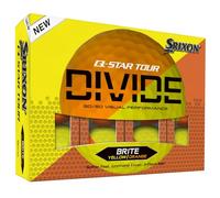 Srixon Q-Star Divide 12 Pelotas de Golf Calidad Tour Juego Corto - Núcleo FastLayer - Alta Compresión de Pelota