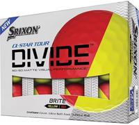 Srixon Q-Star Tour Divide 10306805 - Pelotas de Golf (12 Unidades), Color Rojo