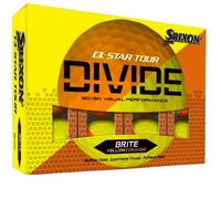 Srixon Q-Star Divide 12 Pelotas de Golf Calidad Tour Juego Corto - Núcleo FastLayer - Alta Compresión de Pelota