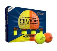 Srixon Q-Star Tour 6 - Pelotas de golf divididas, color amarillo/naranja