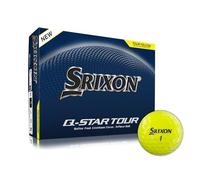 Srixon Q-Star Tour, Pelotas de Golf con Cubierta de uretano de Alta Gama Ultrafina | Spin Skin+ de Nueva generación | Tacto Suave | Tecnología FastLayer Core | 12 Unidades