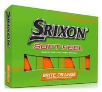 Srixon Soft Feel 13 Pelotas de Golf, Hombres, Naranja Brite, Uniq Size