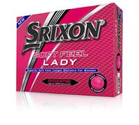 Srixon Soft Feel-Lady 6 P Pink (12) Bolas de Golf, Unisex Adulto, Rosa, Talla Unica