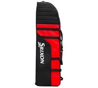 Srixon Travel Cover with Wheels, Funda de Viaje con Ruedas para Bolsa de Golf, Negro/Rojo