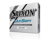 Srixon Ultisoft 2 (12) Pelotas de Golf Unisex para Adulto, Color Blanco, docena