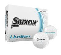 Srixon UltiSoft 5 - Bola de Golf Ultra Suave | Compresión Baja para un Tacto Inigualable | Máxima Distancia y Mejor Control | Núcleo FastLayer | Aerodinamismo Avanzado | Disponible en Blanco
