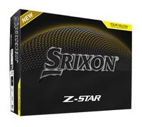 Srixon Z-STAR 9 - Pelota de de Alto Rendimiento | Distancia y Giro Extremos | Núcleo FastLayer DG Core 2.0 | Recubrimiento Spin Skin+ | Control y Tacto Suave | Blanco y Amarillo