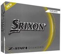 Srixon Z Star Diamond - Docena de Pelotas de Golf Premium - Nivel Tour - Rendimiento - Uretano - 3 Cajas de 4 Piezas - Accesorios de Golf Premium y Regalos de Golf