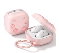 SRIZIAN Funda de Silicona Compatible para Samsung Galaxy Buds 2 Pro/Galaxy Buds2/ Galaxy Buds Pro/Galaxy Buds FE/Galaxy Buds Live Funda-Rosa