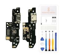 SRJTEK Conector USB de repuesto para Xiaomi Redmi 9A, puerto de carga Redmi 9C, puerto de auriculares M2006C3LG M2006C3MG, kit de reparación de micrófono/conector de audio/antena