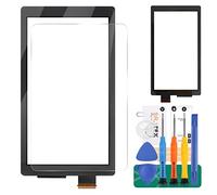 SRJTEK Kit de piezas de reparación de vidrio para Nintendo Switch HAC-001 con sensor digitalizador V1 Touch Digitalizador Panel de reparación de vidrio (HAC-001 V1 pantalla táctil)