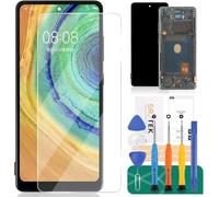 SRJTEK OLED para Samsung Galaxy S20 FE 5G Pantalla LCD para Samsung S20 FE 5G reemplazo de Pantalla G781 LCD Montaje digitalizador táctil con Marco(función de Huellas Dactilares)