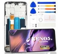SRJTEK Oppo Reno5 Z - Pantalla LCD de 6.43 pulgadas para Oppo A94 5G CPH2211, pantalla LCD táctil, reemplazo de digitalizador de pantalla de vidrio con herramientas (TFT negro con marco)
