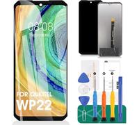 SRJTEK Oukitel WP22 - Pantalla de repuesto para Oukitel WP22, pantalla LCD, digitalizador táctil, kits de reparación sin marco (negro)