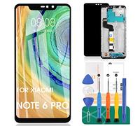 SRJTEK Pantalla de Repuesto para Xiaomi Redmi Note 6 Pro/Redmi Note 6pro LCD Pantalla táctil digitalizador Panel de Vidrio con Marco Completo Kit de reparación