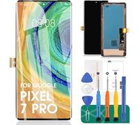 SRJTEK Pantalla LCD de repuesto para Google Pixel 7 Pro 5G para Pixel 7 Pro GP4BC, GE2AE, GFE4J, digitalizador, kit de reparación de montaje de pantalla táctil, color negro (pantalla OLED)