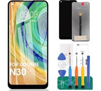 SRJTEK Para Doogee N30 Pantalla de repuesto para Doogee N30 LCD Display para Doogee N30 Touch Screen Digitizer Assembly Kits de reparación (negro, sin marco)
