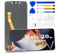 SRJTEK Para Huawei Mate 20 Lite SNE-AL00 Pantalla LCD SNE-LX1 Pantalla táctil digitalizador Asamblea compatible con SNE-LX2 SNE-LX3 INE-LX2 kits de piezas de reparación (negro, sin marco)
