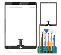 SRJTEK para iPad Air 3 2019 Pantalla táctil A2153 A2123 A2152 reemplazo de Vidrio, para iPad Pro 10.5 (2017) digitalizador A1701 A1709 Panel reparación Piezas Kit (Negro)