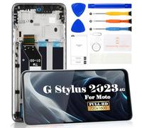 SRJTEK Para Motorola Moto G Stylus 4G 2023 reemplazo de pantalla G Stylus 2023 XT2317 pantalla LCD táctil digitalizador Asamblea de pantalla de 6.5 pulgadas (negro con marco)