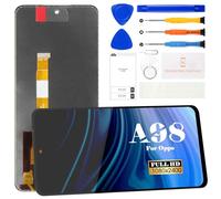 SRJTEK para OPPO A98 5G Pantalla de Repuesto para OPPO A98 5G Pantalla LCD para OPPO A98 5G CPH2529 Digitalizador Pantalla táctil Kits de Montaje de reparaciónctil (Negro, sin Marco)