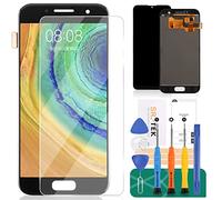 SRJTEK para Samsung Galaxy A3 2017 A320 Reemplazo de Pantalla LCD Digitalizador de Pantalla táctil A320F Piezas de Pantalla (No Original Amoled) (Negro)