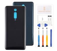 SRJTEK para Xiaomi Mi 9T/ Mi 9T Pro M1903F10G, M1903F11G Tapa trasera de la Batería Reemplazo de la ventana trasera Kit de reparación Carcasa trasera Auténtica (Negro,48MP)