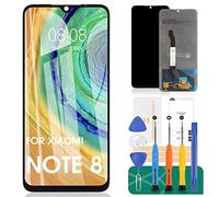 SRJTEK Para Xiaomi Redmi Note 8 Pantalla LCD Para Redmi Note 8 Reemplazo de pantalla M1908C3JH, M1908C3JG, M1908C3JI Touch Digitalizador Kits de Reparación (Negro, Sin Marco)
