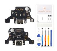 SRJTEK Placa de carga USB tipo C para Samsung Galaxy Tab A9+ de 11 pulgadas para Samsung Tab 9 Plus, conector de base USB SM-X210/X215/X218U/X216B, puerto de carga, cable flexible de repuesto con kits