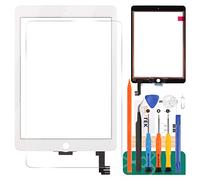 SRJTEK Reemplazo De Pantalla iPad Air 2 A1566 A1567 Kits De Ensamblaje De Vidrio Digitalizador De Pantalla Táctil (no Pantalla LCD) (White)