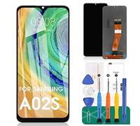 SRJTEK Reemplazo de Pantalla para Samsung Galaxy A02s para Samsung A02s LCD reemplazo A025U Pantalla LCD SM-A025A digitalizador táctil con SM-A025V,SM-A025U (tamaño más Grande de 163 mm)