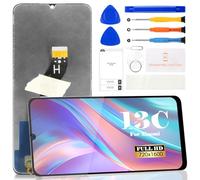 SRJTEK Reemplazo de pantalla para Xiaomi Redmi 13C para Xiaomi Poco C65 LCD Display 23100RN82L 23106RN0DA 23108RN04Y Kit de reparación de montaje de pantalla táctil digitalizador (sin marco, negro)