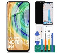 SRJTEK Repuesto de Pantalla para Xiaomi Redmi Note 11S 4G para Redmi Note 11S 4G Pantalla LCD para Redmi Note 11S 4G Pantalla táctil digitalizador Montaje RMX3231 Kits de reparación (Negro)