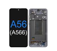 SRJTEK TFT - Pantalla LCD de repuesto para Samsung Galaxy A56 5G SM-A566B SM-A566E con kit de reparación (6.7 pulgadas, negro con marco)