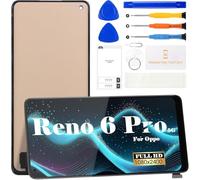 SRJTEK TFT para Oppo Reno 6 PRO 5G Pantalla LCD para Oppo Reno 6 PRO 5G Reemplazo de pantalla PEPM00 CPH2249 Kit de reparación de montaje de digitalizador de pantalla táctil (negro, sin marco)