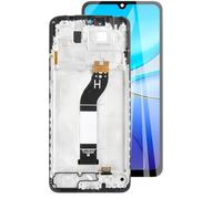 SRJTEK Xiaomi Redmi 13C - Pantalla LCD para Xiaomi Redmi 13C 23100RN82L 23106RN0DA 23108RN04Y, kit de reparación de repuesto de digitalizador de pantalla táctil de 6.75 pulgadas con marco (negro)