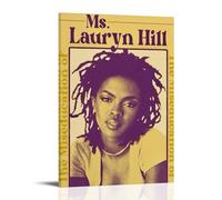 SRJUDR Lauryn Hill The Miseducation of Lauryn HillPosters Art Pop Wall Art & Prints - Lienzo decorativo para pared, 20 x 30 cm, estilo marco