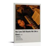 SRJUDR Montell_Fish Her Love Still Haunts Me Like A GhostPosters Art Pop Wall Art & Prints - Lienzo decorativo para pared, 20 x 30 cm, estilo marco