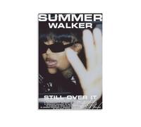 SRJUDR Póster de Summer Walker Still Over ItPosters, arte de pared e impresiones en lienzo, diseño de retrato para decoración de pared, 30 x 45 cm, estilo sin marco