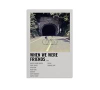 SRJUDR Póster de The Backseat Lovers When We Were FriendsPosters Art Pop Wall Art & Prints en lienzo para decoración de pared, 50 x 75 cm, estilo sin marco